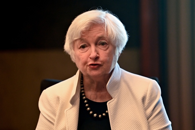 Bộ trưởng Tài chính Mỹ Janet Yellen dự cuộc họp bên lề hội nghị thượng đỉnh G20 ở Bali, Indonesia ngày 14/11. Ảnh: AFP.