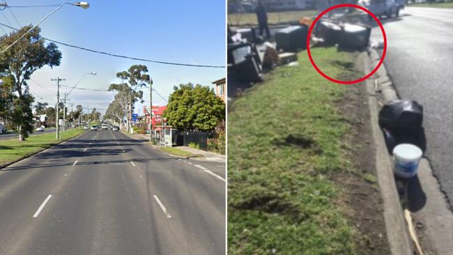 A man has been seriously injured when he was struck by a car in the middle of the afternoon on a footpath in Melbourne’s west.
