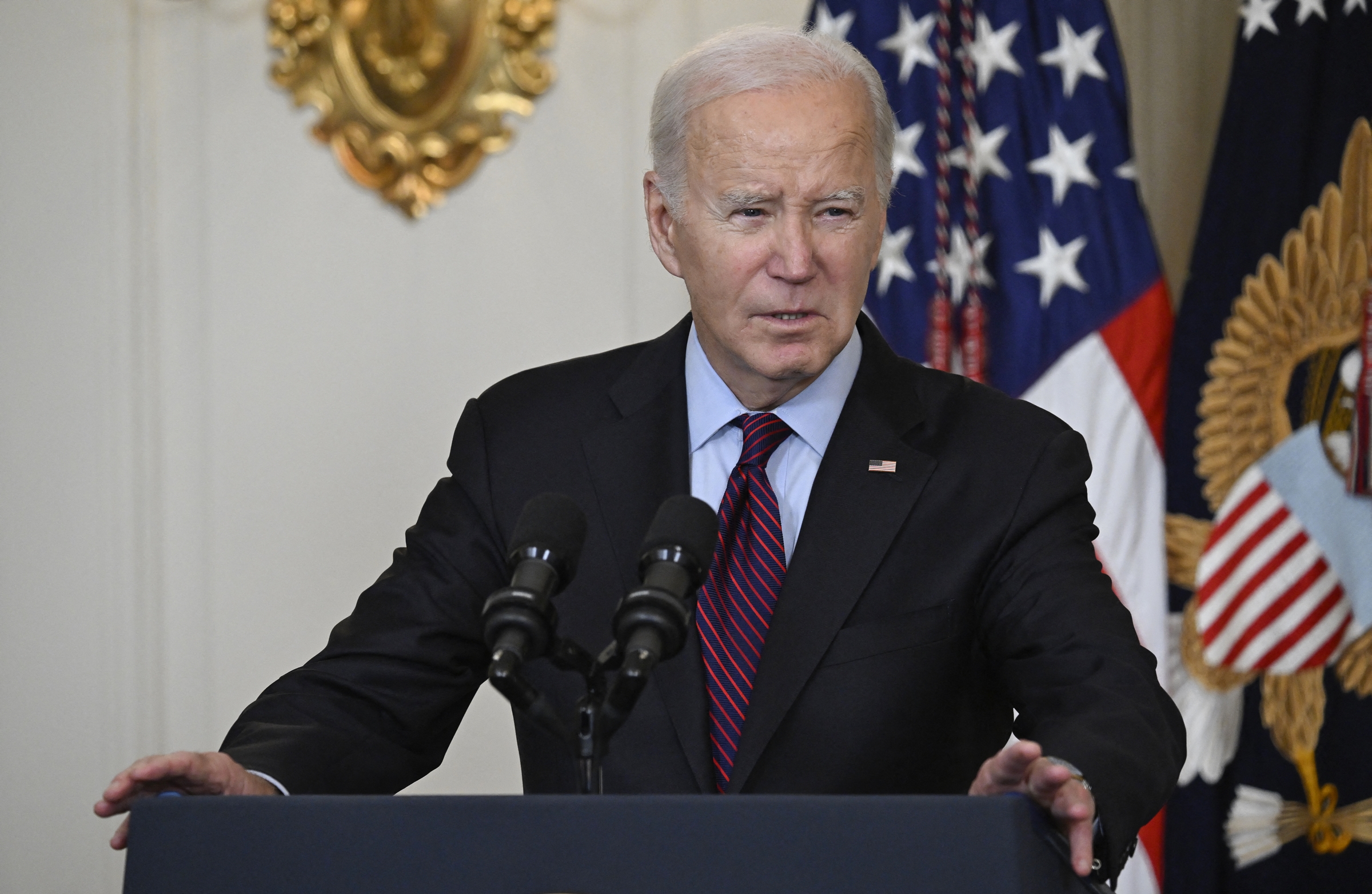 Tổng thống Joe Biden phát biểu tại Nhà Trắng ngày 31/10. Ảnh: AFP