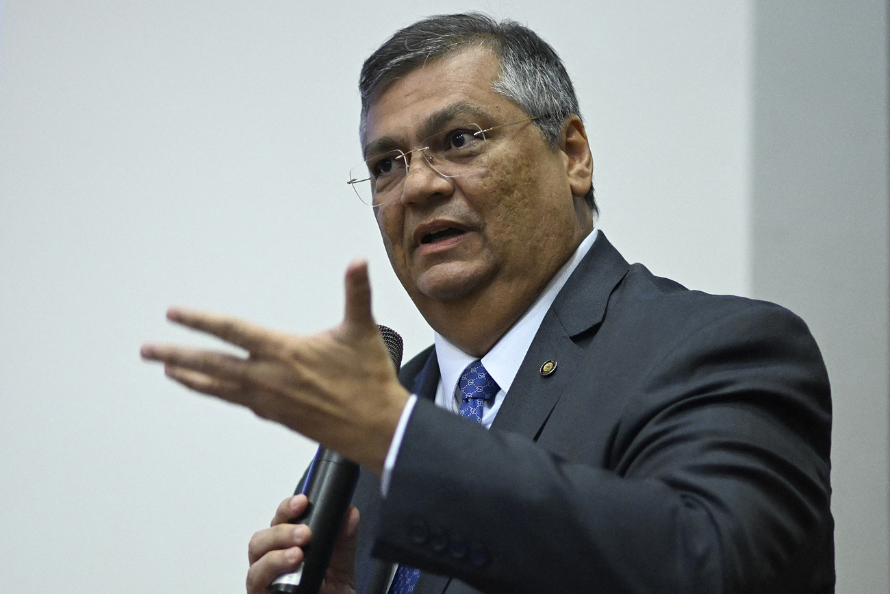 Bộ trưởng Tư pháp Brazil Flavio Dino tham dự một sự kiện ở thủ đô Brasilia ngày 9/11. Ảnh: AFP