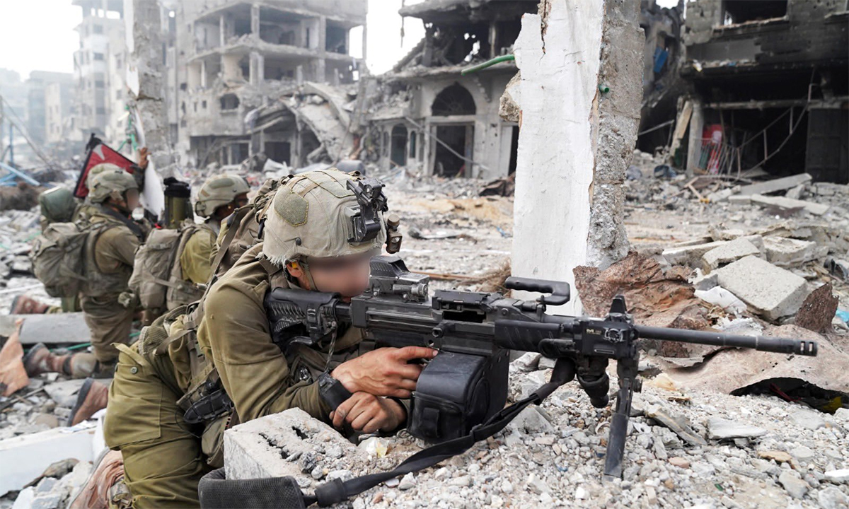Binh sĩ Israel tham chiến tại Dải Gaza trong ảnh công bố ngày 19/11. Ảnh: IDF