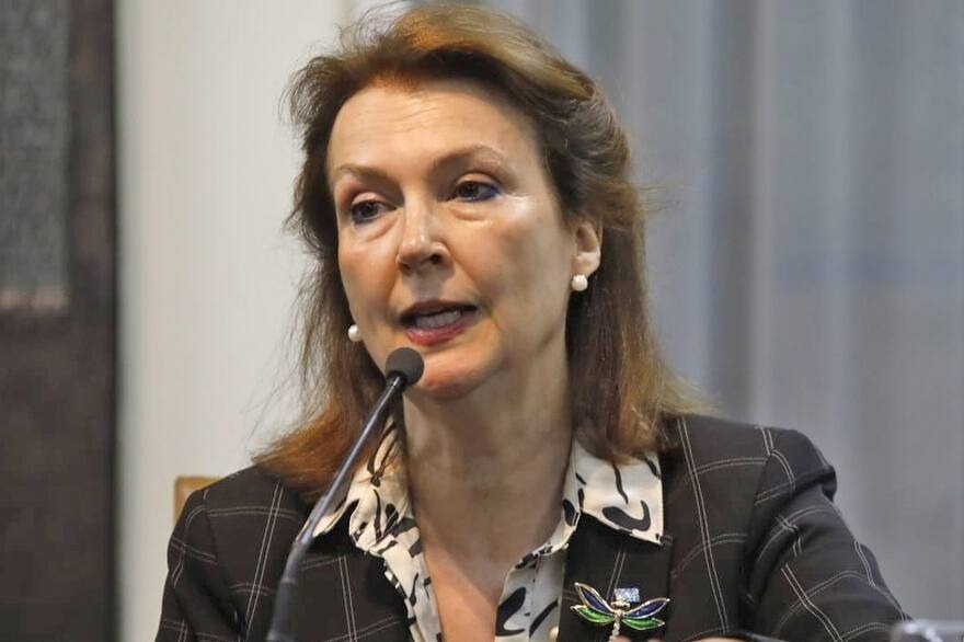 Diana Mondino, cố vấn kinh tế cấp cao của Tổng thống đắc cử Argentina Javier Milei. Ảnh: La Nacion