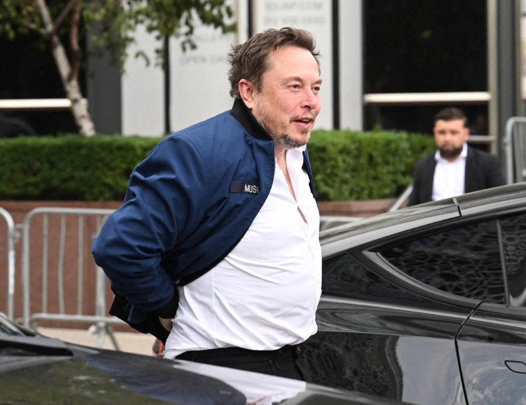 Tỷ phú Mỹ Elon Musk tại New York, ngày 17/9. Ảnh: AFP