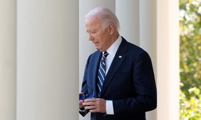 Ông Biden tại Nhà Trắng hôm 7/11. Ảnh: AP