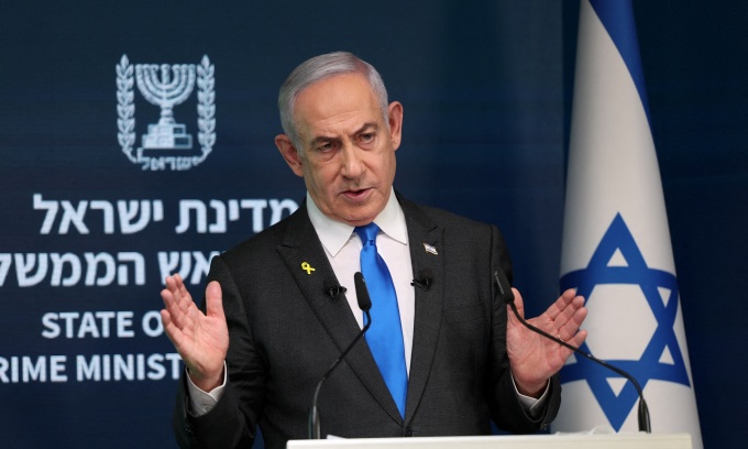 Thủ tướng Israel Benjamin Netanyahu tại Jerusalem ngày 2/9. Ảnh: AP