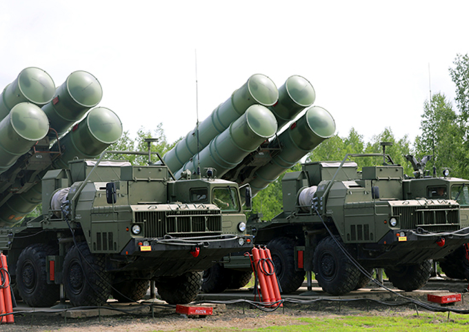 Tổ hợp phòng không S-400 Nga tại thao trường ở vùng Primorsky năm 2022. Ảnh: BQP Nga