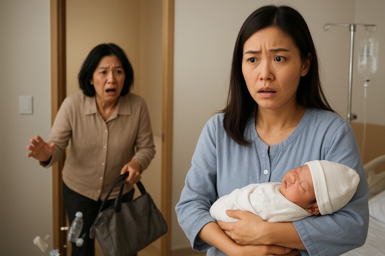 Mẹ chồng đưa đi đẻ, phút con chào đời cũng là lúc bí mật giấu kín bị bại lộ - 1
