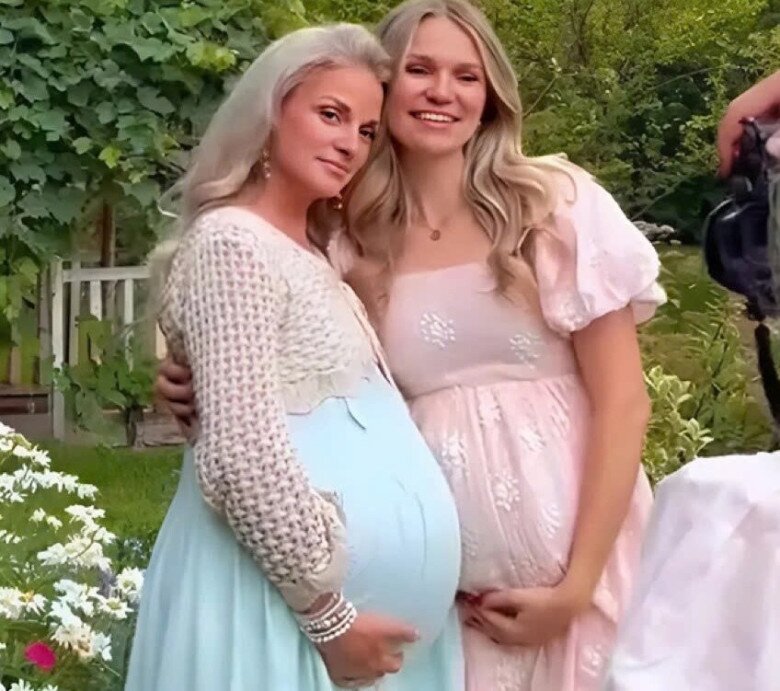 Câu chuyện bầu bí của hai mẹ con nhận được nhiều sự quan tâm.