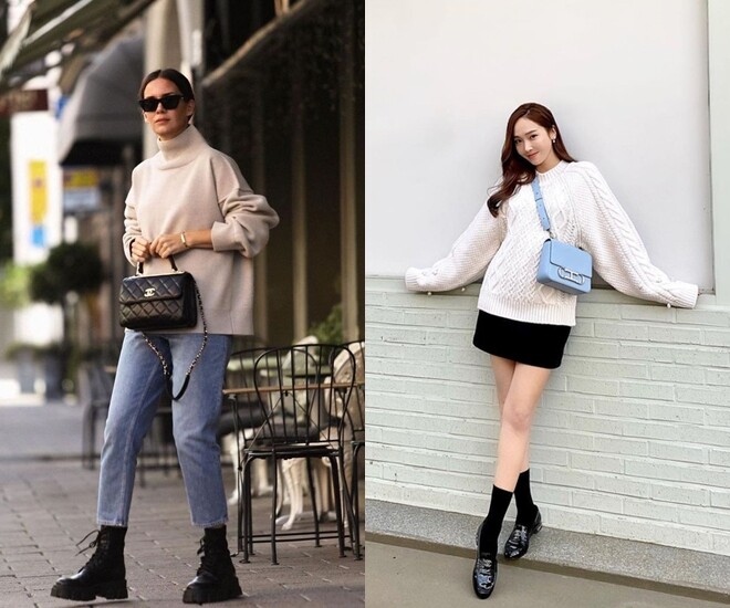 Tại sao người sành ăn mặc luôn chọn áo len lớn hơn 1 cỡ? Bí quyết giúp chị em thu gọn vóc dáng chính là đây - 2