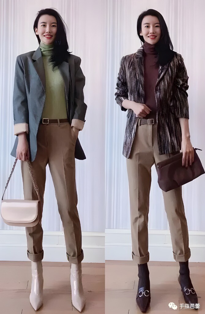 Tủ đồ thu đông lèo tèo vài món, chị em mặc gì đi làm? Tham khảo 16 outfit này đảm bảo lên đồ thanh lịch mà ít tốn kém - 9