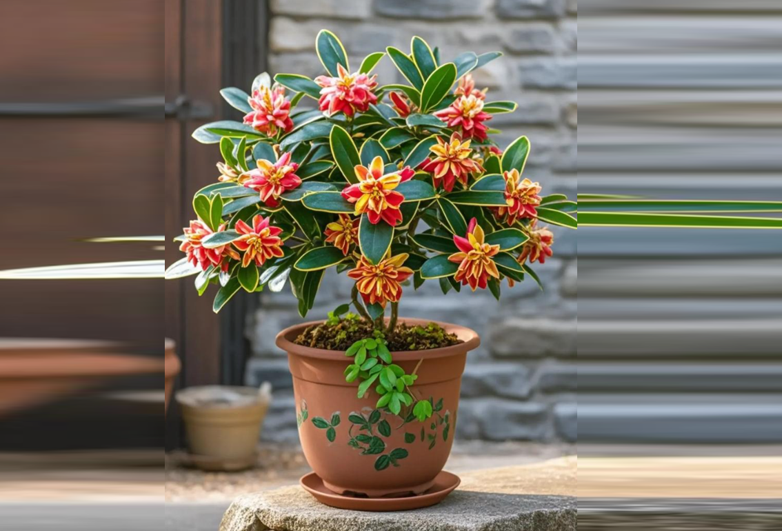 Kim biên thụy hương với viền lá vàng ánh kim, biểu trưng cho phú quý, sang trọng và năng lượng tích cực. Ảnh: Baidu