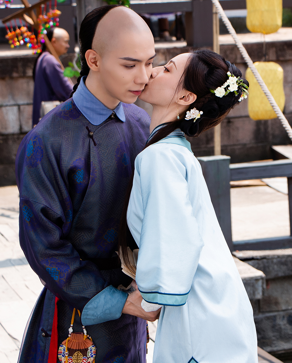 Lâm Túy Túy và Cảnh Uyên trong Hoàn Châu. Ảnh: Mango TV