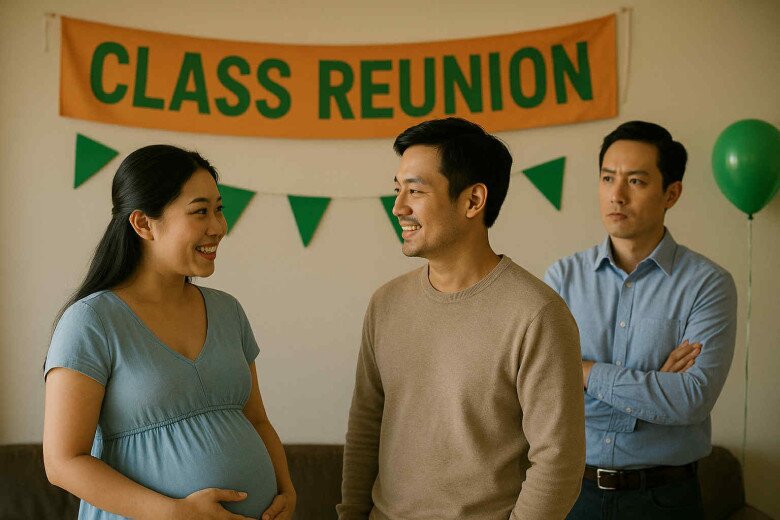 Đi họp lớp cùng vợ, thấy bạn trai cũ của cô ấy giống con trai mình, tôi lập tức ly hôn - 1