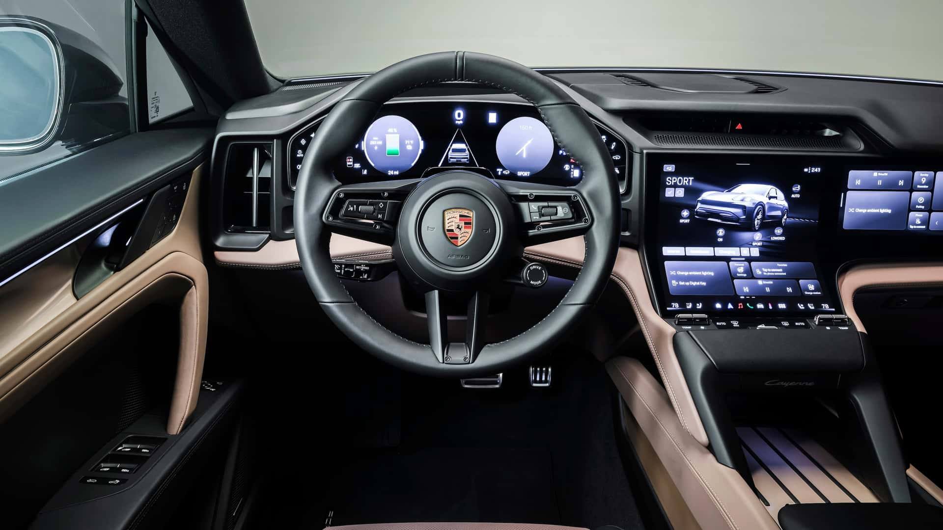 Porsche Cayenne EV ra mắt: 2 phiên bản, bản Turbo 1.139 mã lực mạnh nhất lịch sử hãng, tăng tốc như siêu xe- Ảnh 5. Porsche Cayenne EV ra mắt: 2 phiên bản, bản Turbo 1.139 mã lực mạnh nhất lịch sử hãng, tăng tốc như siêu xe- Ảnh 5.