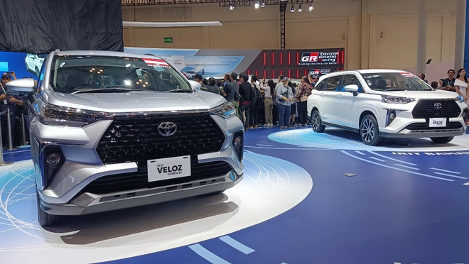 Ảnh thực tế Toyota Veloz hybrid giá quy đổi từ 472 triệu đồng vừa ra mắt: Động cơ 1.5L, có tính năng chạy điện, đáp trả Xpander hybrid- Ảnh 4.