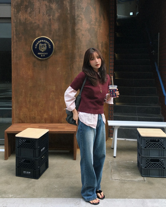 Áo len cứ phối với 2 kiểu quần này là đẹp amp;#34;bất bạiamp;#34;, diện đi đâu cũng chuẩn không phải bàn - 4