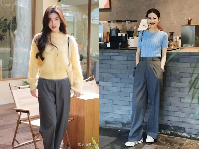 5 combo áo len với quần đẹp bất bại, cả người như được bật filter vừa trẻ xinh vừa cao ráo - 4