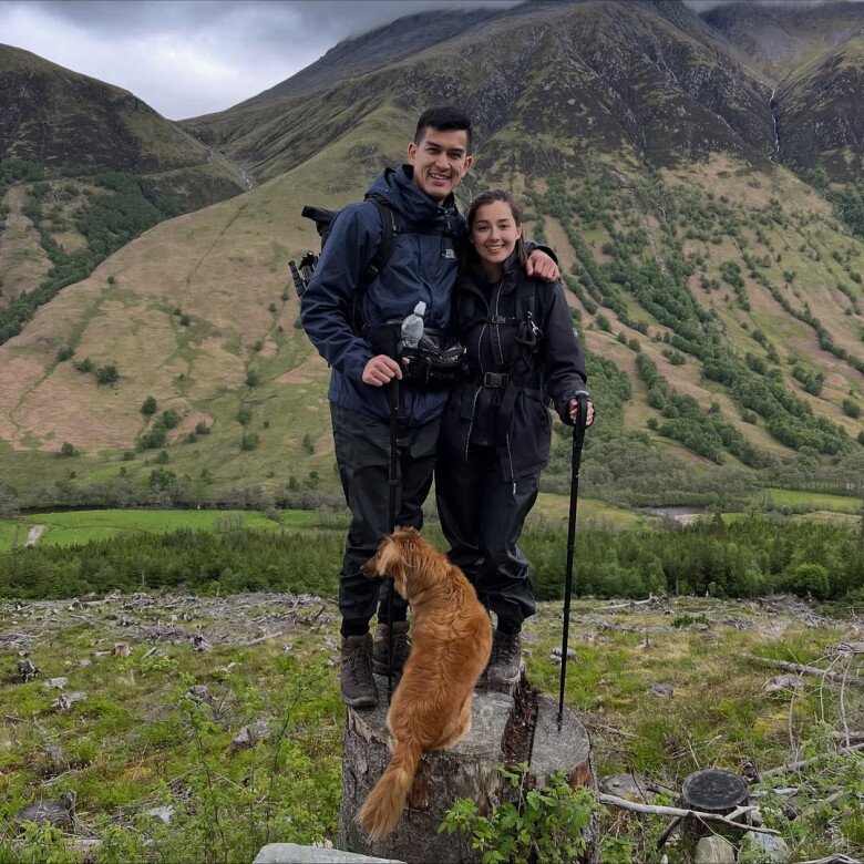 Khoảnh khắc hạnh phúc bên người yêu được nàng hậu 9X chia sẻ.