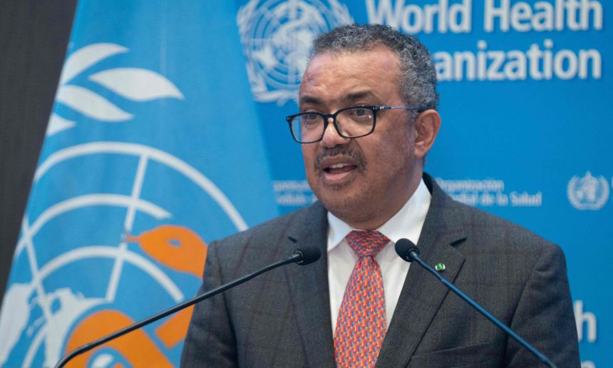 Giám đốc WHO Tedros Adhanom Ghebreyesus phát biểu tại một phiên họp ở Geneva, Thụy Sĩ, hôm 29/11. Ảnh: AFP.