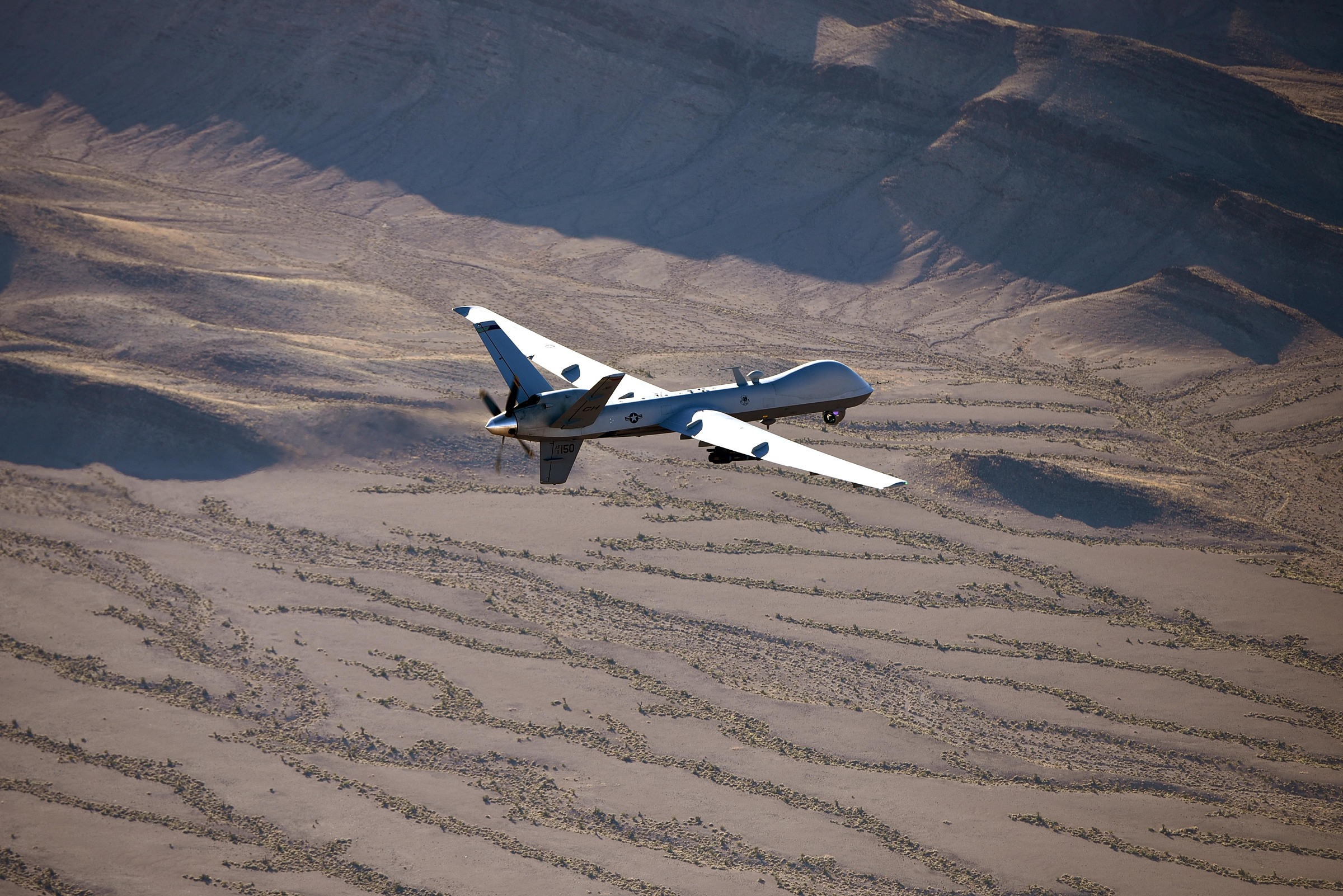 Máy bay không người lái MQ-9 Reaper của Mỹ tại Nevada vào tháng 7/2019. Ảnh: Không quân Mỹ.