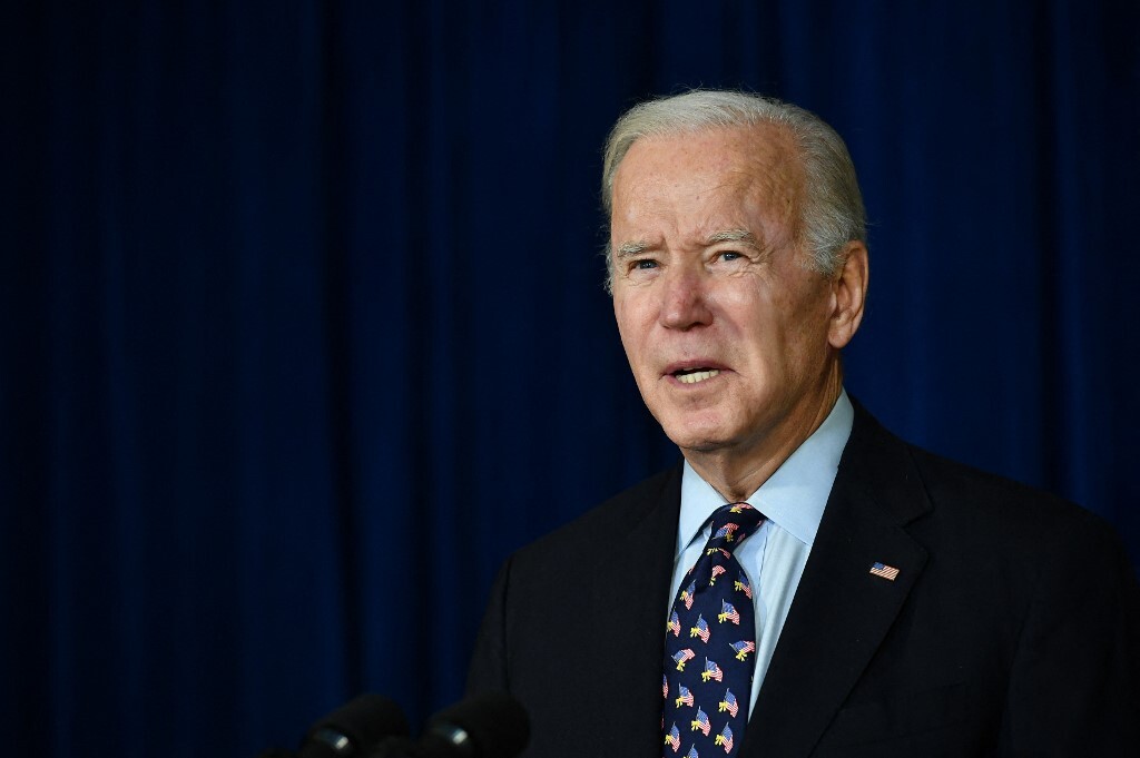 Tổng thống Mỹ Joe Biden tại cuộc họp báo ở thành phố Wilmington, bang Delaware hôm 11/12. Ảnh: AFP.
