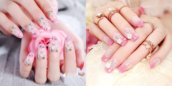 Nail đính đá: 18 mẫu đơn giản đẹp dẫn đầu xu hướng hiện nay - 11