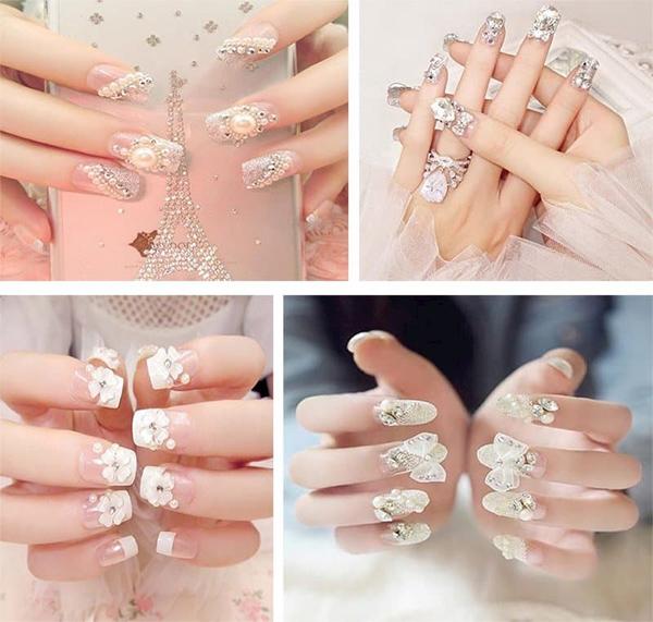 Nail đính đá: 18 mẫu đơn giản đẹp dẫn đầu xu hướng hiện nay - 13