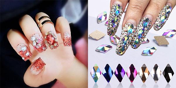 Nail đính đá: 18 mẫu đơn giản đẹp dẫn đầu xu hướng hiện nay - 15