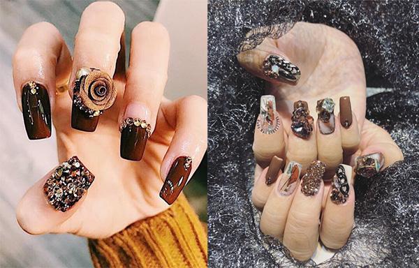 Nail đính đá: 18 mẫu đơn giản đẹp dẫn đầu xu hướng hiện nay - 16