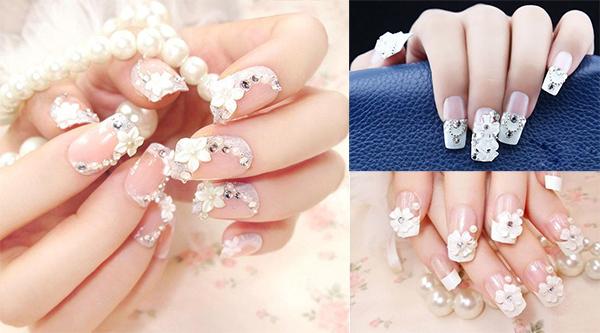 Nail đính đá: 18 mẫu đơn giản đẹp dẫn đầu xu hướng hiện nay - 17