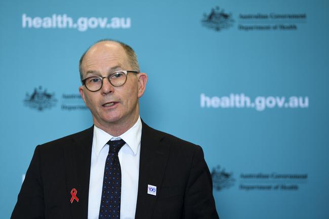 Australian Chief Medical Officer Paul Kelly.