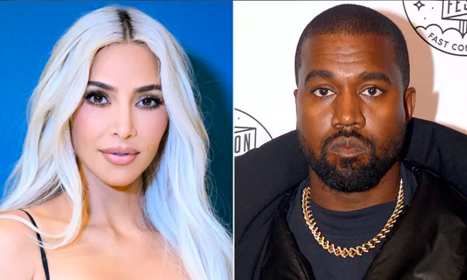 Kim Kardashian (trái) và Kanye West hoàn tất thủ tục ly dị sau gần hai năm đâm đơn. Ảnh: People
