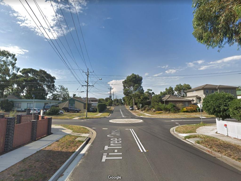 The Seaford intersection where the motorcyclist was thrown from his vehicle. Picture: Google Maps