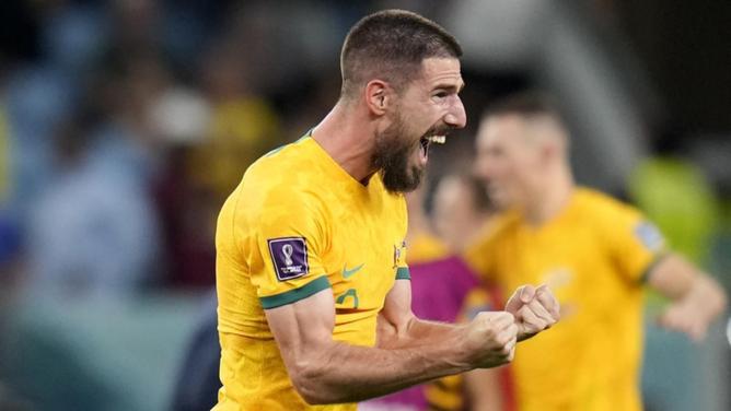 Australia's Milos Degenek has blasted FIFA for the too tight World Cup scheduling. (AP PHOTO)