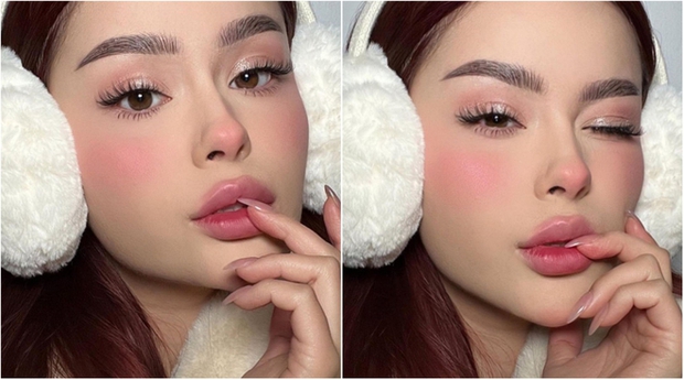 Trend makeup “Im cold càn quét mạng xã hội - Ảnh 1.