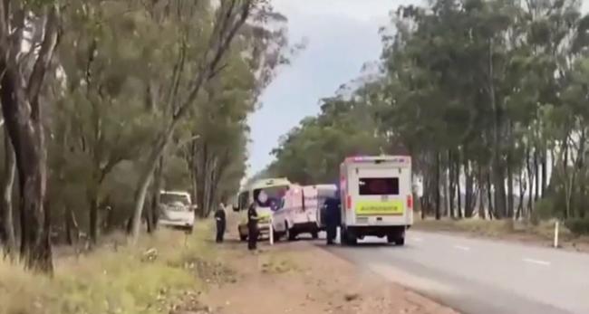 Two police officers have been shot and killed in an ambush at a remote property on Queensland’s Darling Downs.