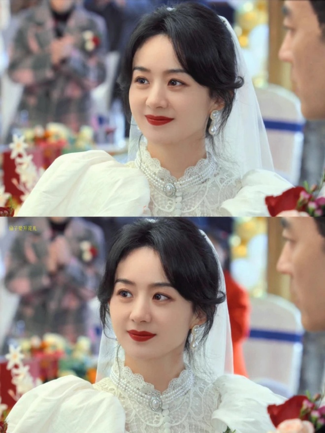 Ly hôn hơn 1 năm, Triệu Lệ Dĩnh đã mặc váy cưới, được khen cô dâu thập niên 2000 xinh nhất showbiz - 6