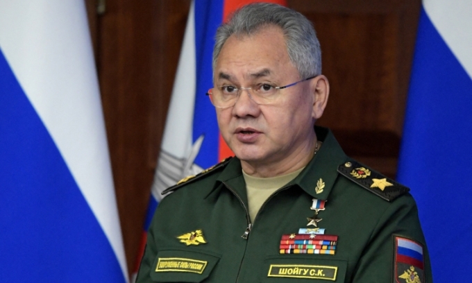 Bộ trưởng Quốc phòng Nga Sergey Shoigu tại Moskva hồi tháng 12/2021. Ảnh: Reuters.