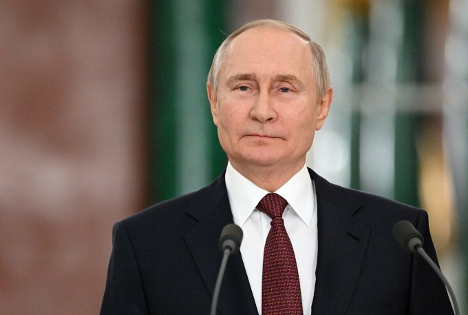 Tổng thống Nga Vladimir Putin tại cuộc họp báo ở Điện Kremlin, Moskva ngày 22/12. Ảnh: AFP.