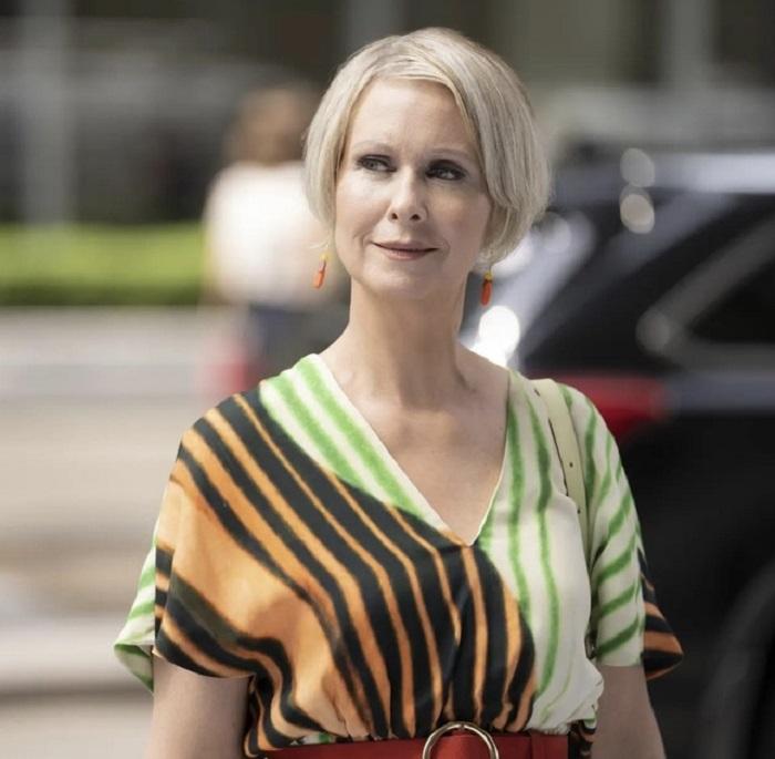 Cynthia Nixon luôn mạnh mẽ đối diện với cuộc sống.