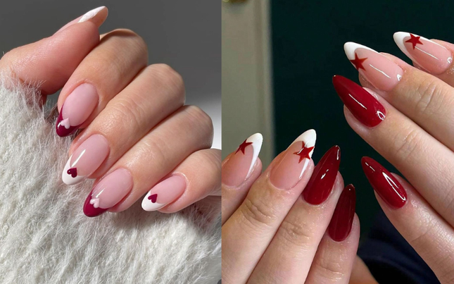 5 mẫu nail trending mùa Giáng sinh 2024: Tráng gương, họa tiết nơ chưa hạ nhiệt - 5