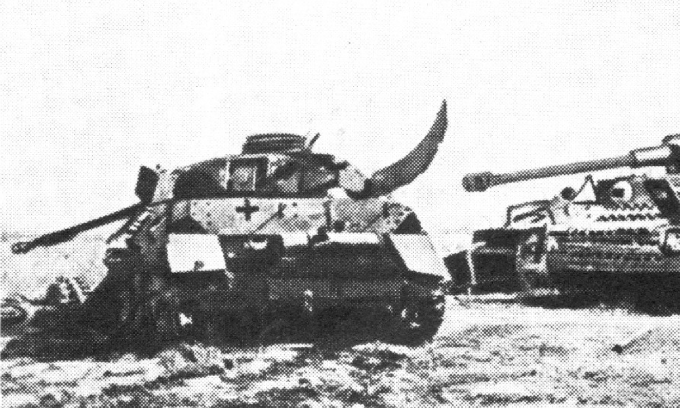 Xe tăng Đức bị phá hủy tại tinh Kursk năm 1943. Ảnh: Wikimedia