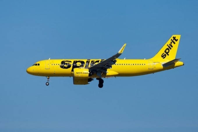 Máy bay của Spirit Airlines tại Sân bay Quốc tế San Diego (California, Mỹ). Ảnh: Reuters