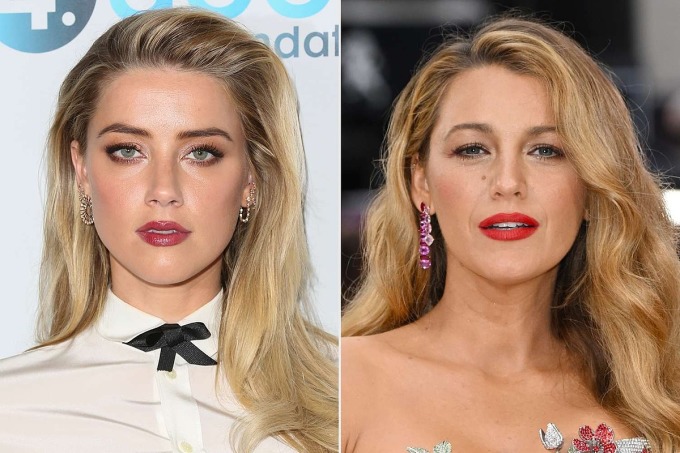 Diễn viên Amber Heard (trái) và Blake Lively. Ảnh: Filmagic