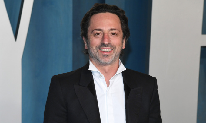 Sergey Brin tại bữa tiệc sau lễ trao giải Oscar năm 2022 ở California. Ảnh: Reuters