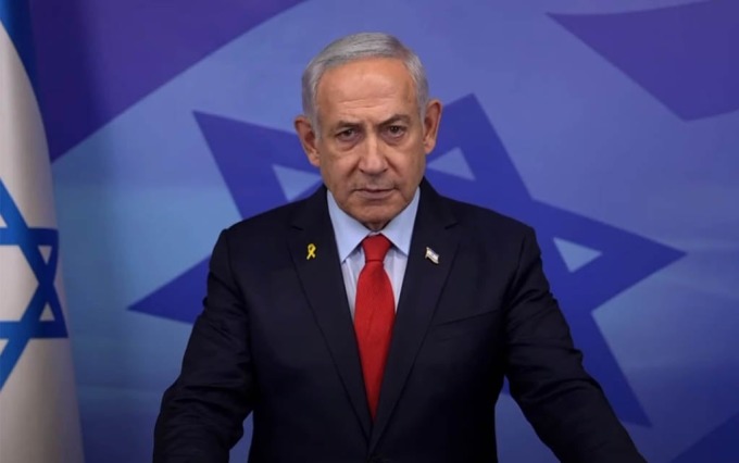 Thủ tướng Israel Benjamin Netanyahu thông báo về lệnh ngừng bắn với Hezbollah ngày 26/11. Ảnh: Times of Israel