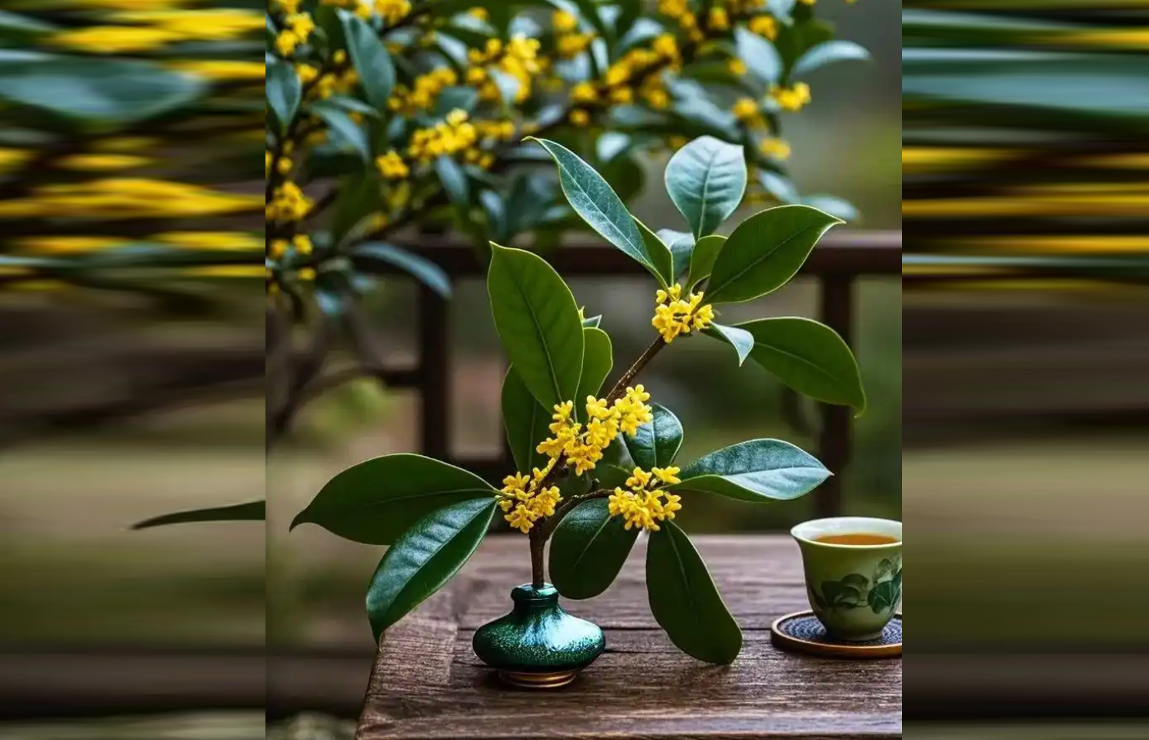 Hoa quế nở rực rỡ mang ý nghĩa may mắn, thịnh vượng cho gia đình. Ảnh: Baidu