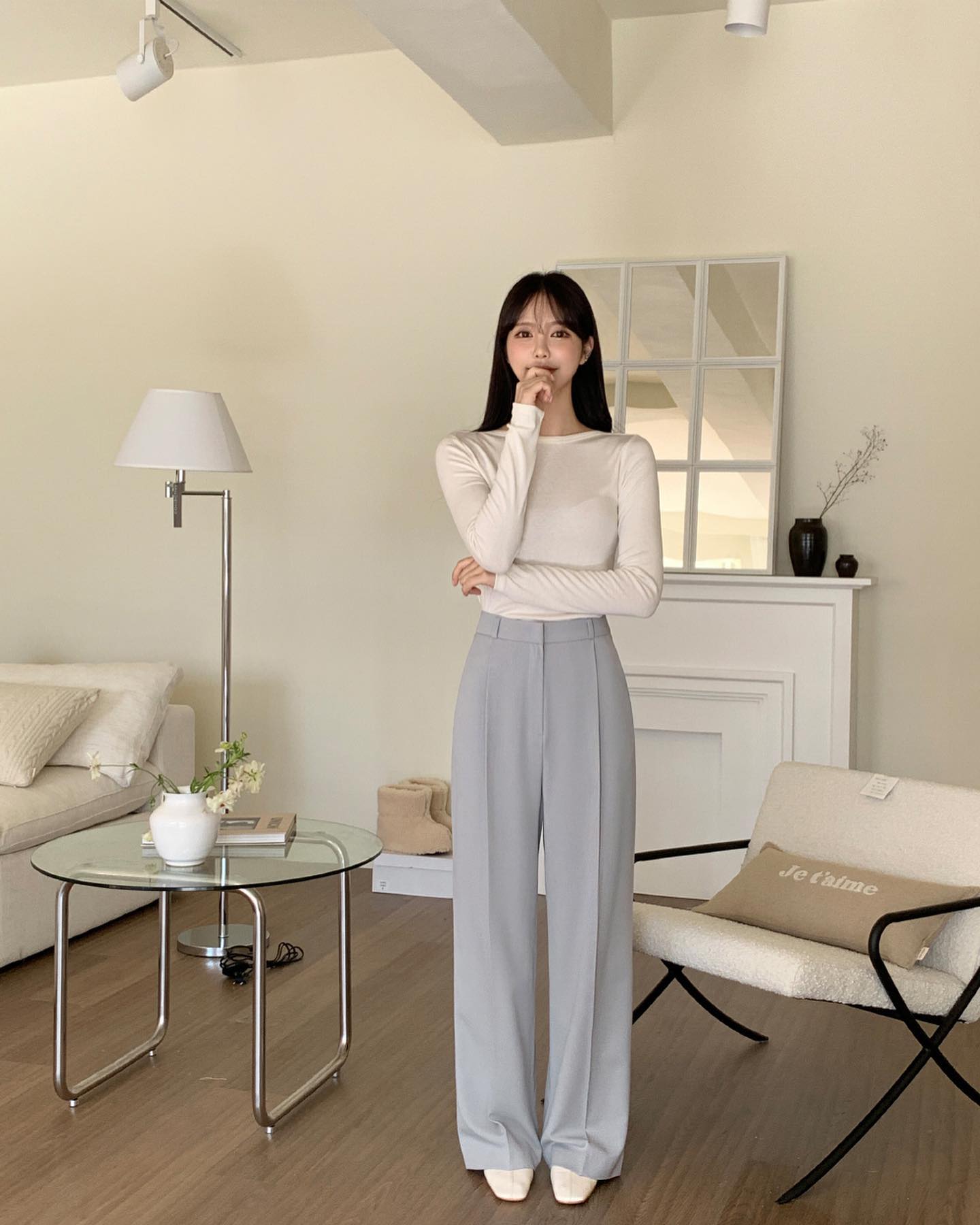 Diện quần ống rộng đúng điệu với 4 kiểu áo: Vừa tôn dáng lại sang - xịn hết cỡ! - 8