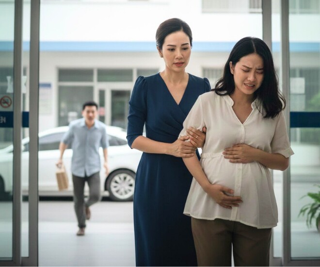 Ngày sinh con, người đưa tôi vào viện lại không phải chồng mà là người phụ nữ anh luôn né tránh - 1
