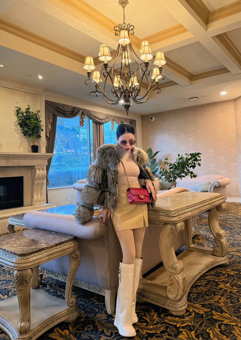 Mặc áo khoác lông vừa sang vừa trẻ như mỹ nhân Việt, chị em hóa thành quý cô amp;#34;giàu ngầmamp;#34; - 1